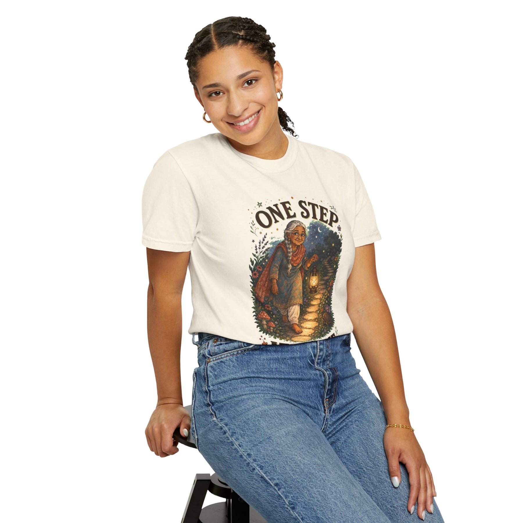 One Step at a Time Christian T-shirt, product view 6