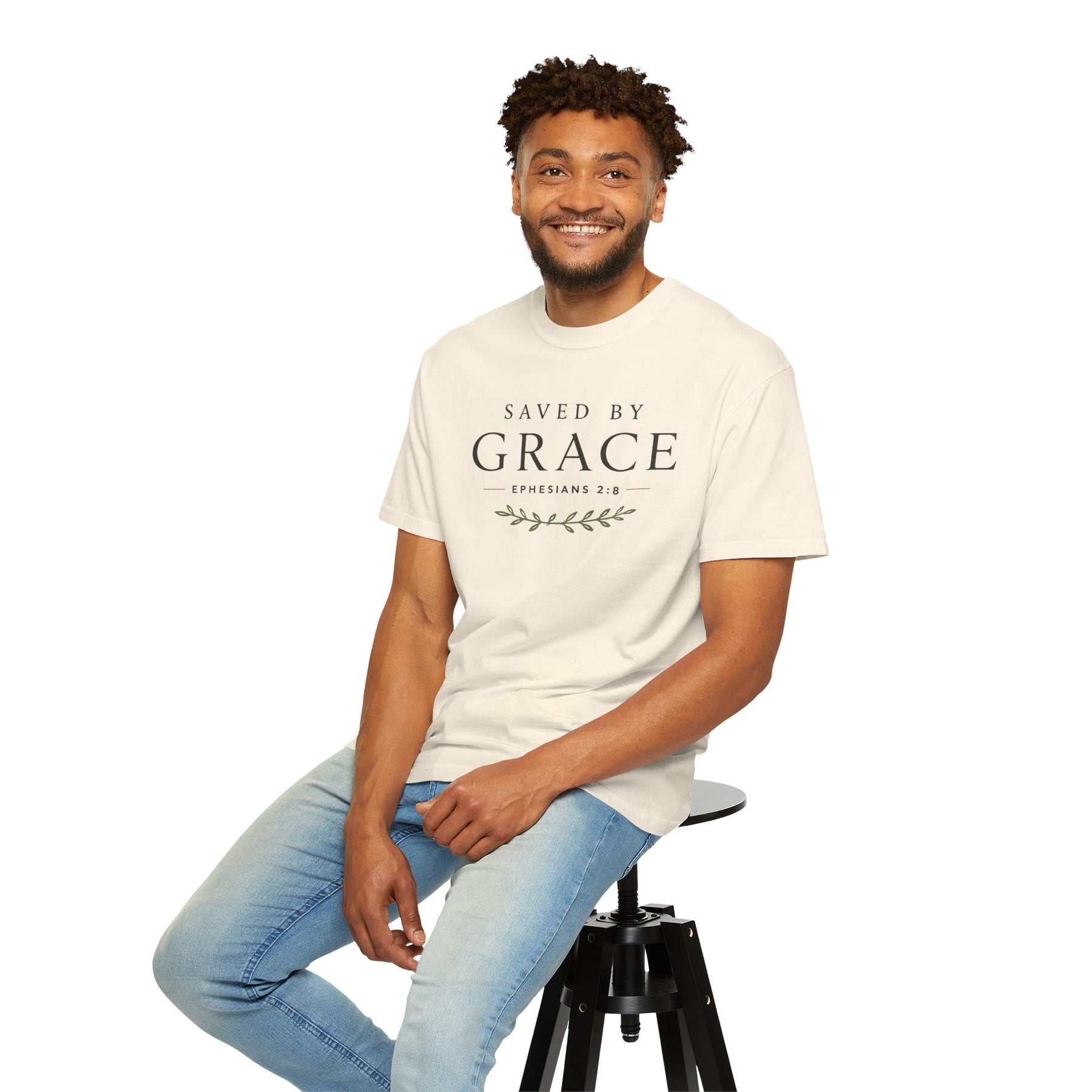 Saved by Grace Tee Christian apparel, product view 4