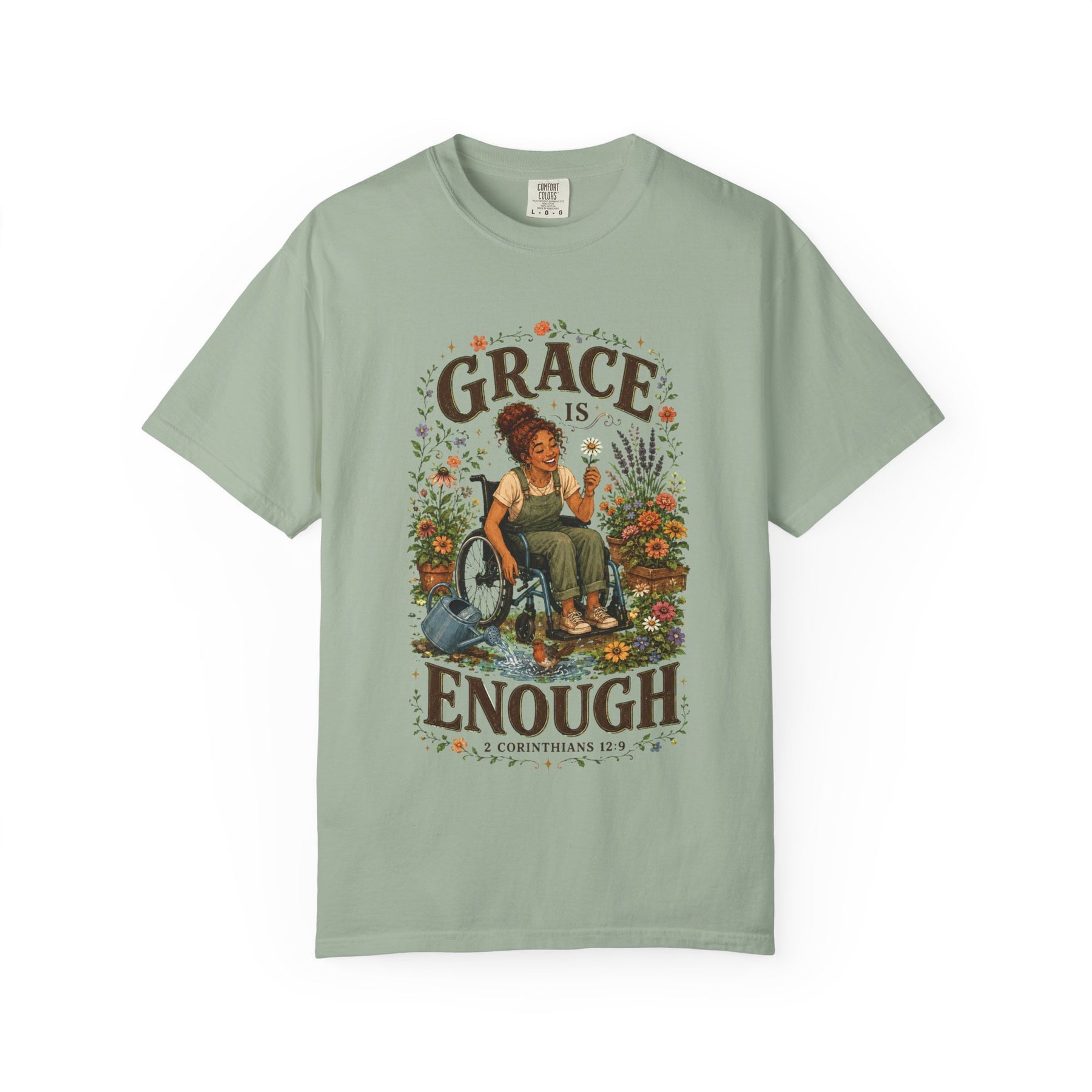Grace Is Enough Christian T-shirt, product view 3