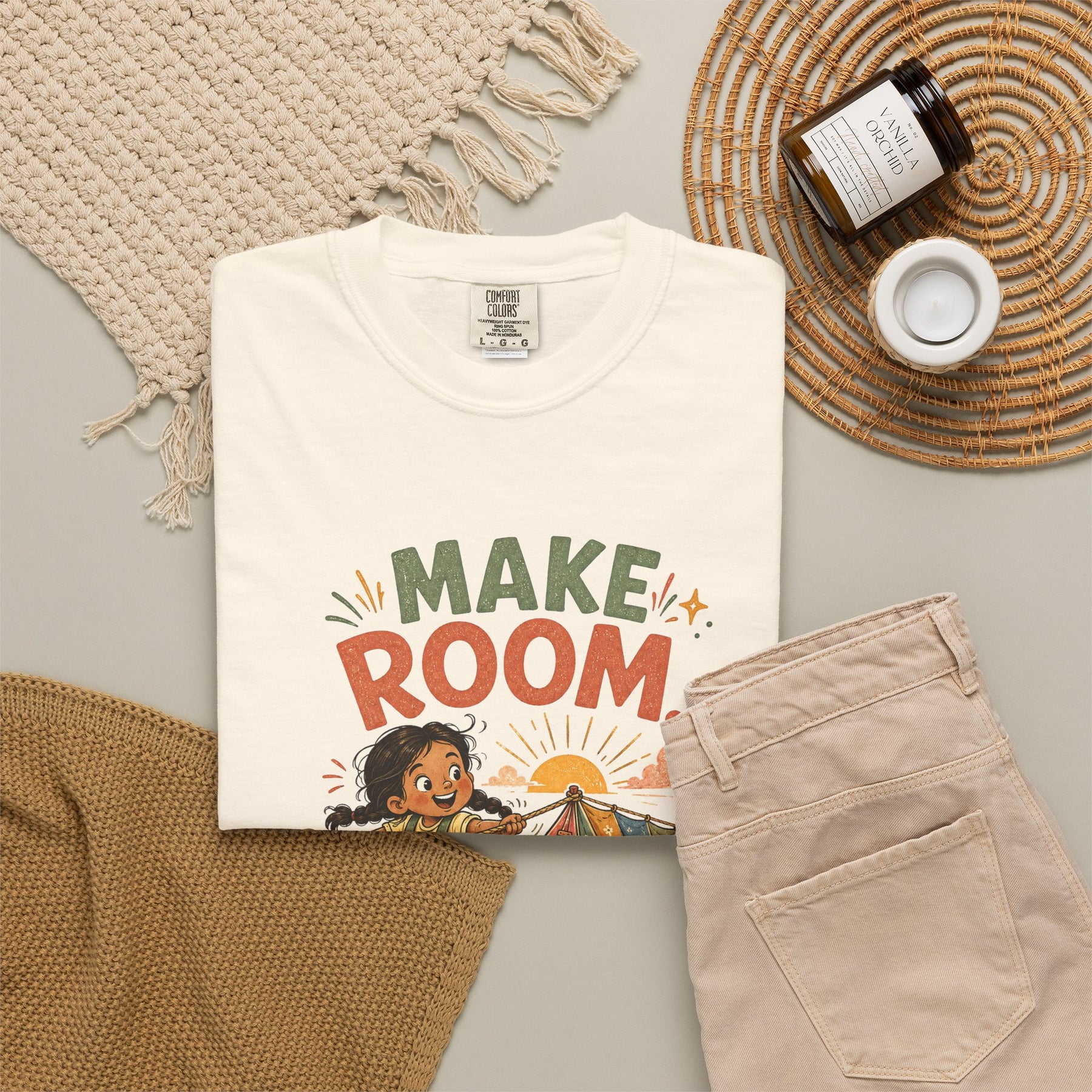 Make Room — God Will Do Something Big Christian T-shirt, product view 8