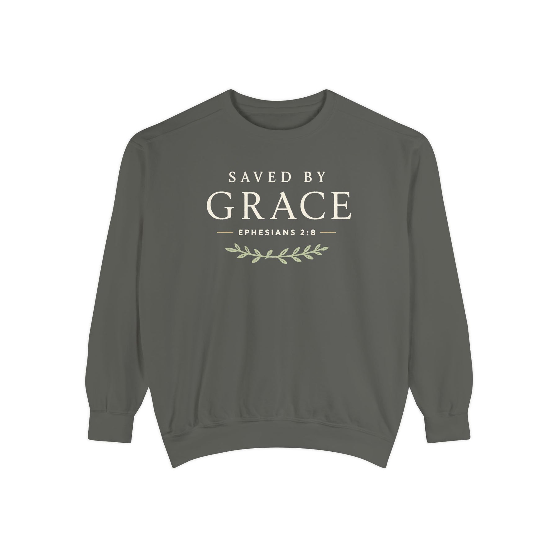 Saved by Grace Sweatshirt Christian apparel, Ephesians 2:8