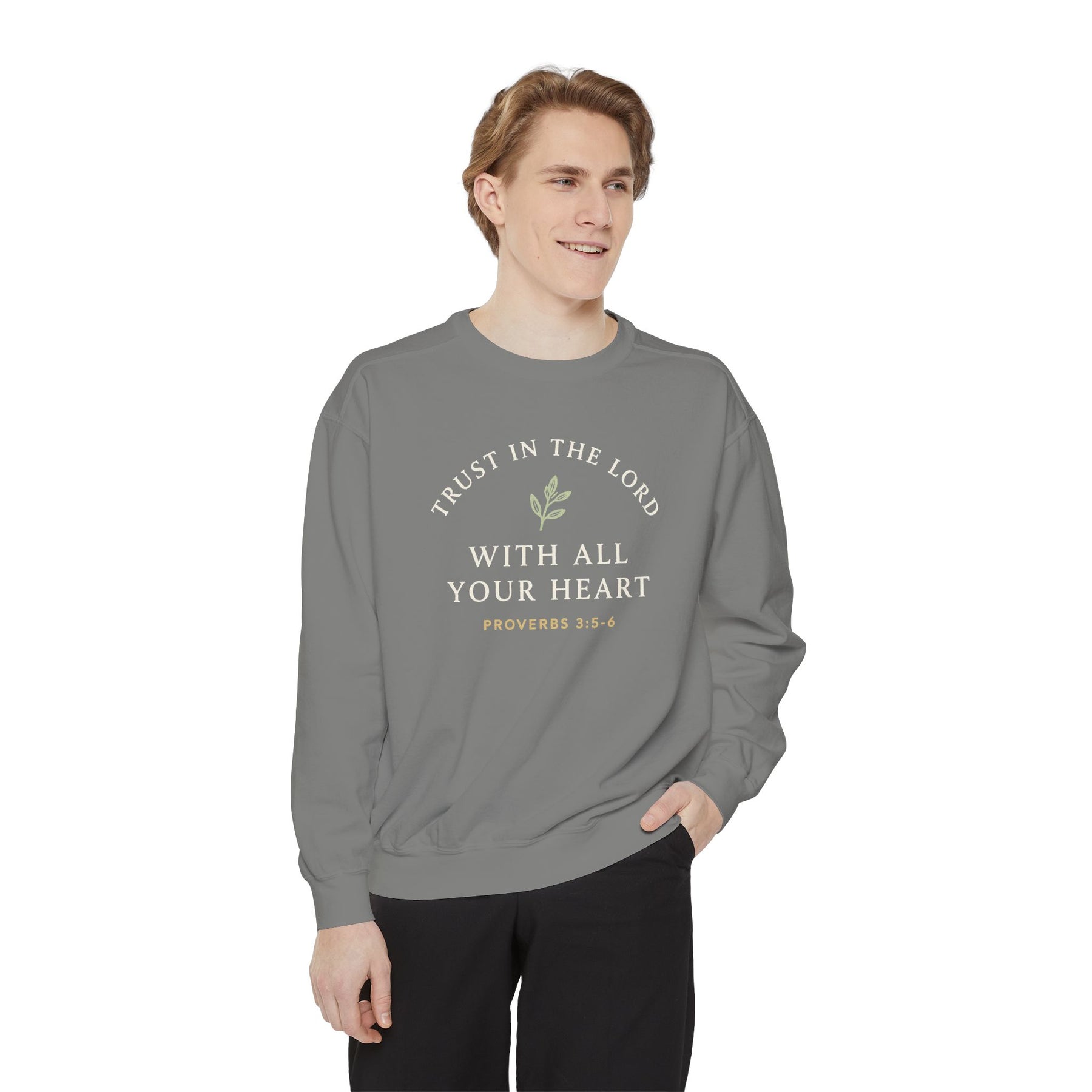 Trust in the Lord Sweatshirt Christian apparel, product view 4