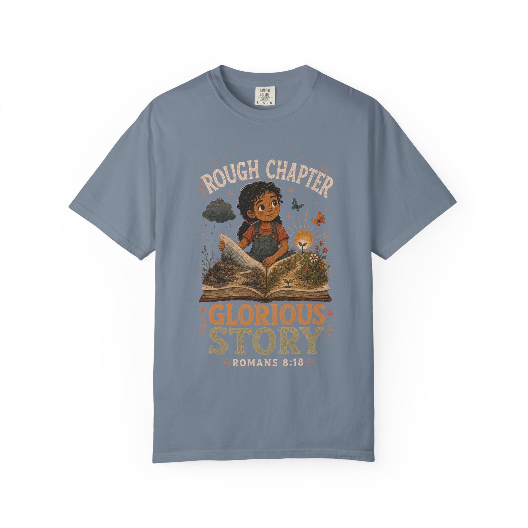 Rough Chapter, Glorious Story Christian T-shirt, product view 5