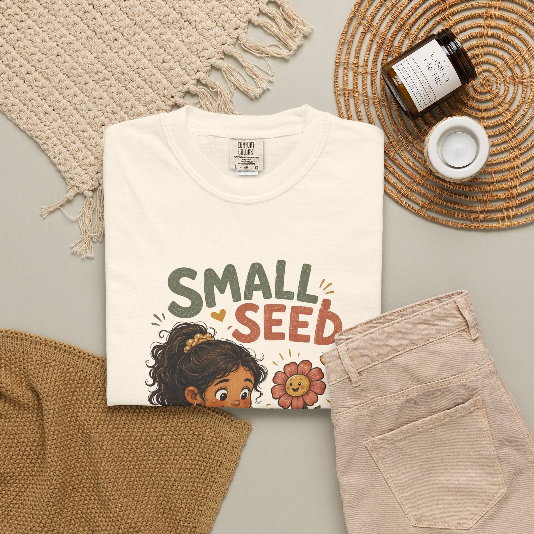 Small Seed, Big Faith Christian T-shirt, product view 6