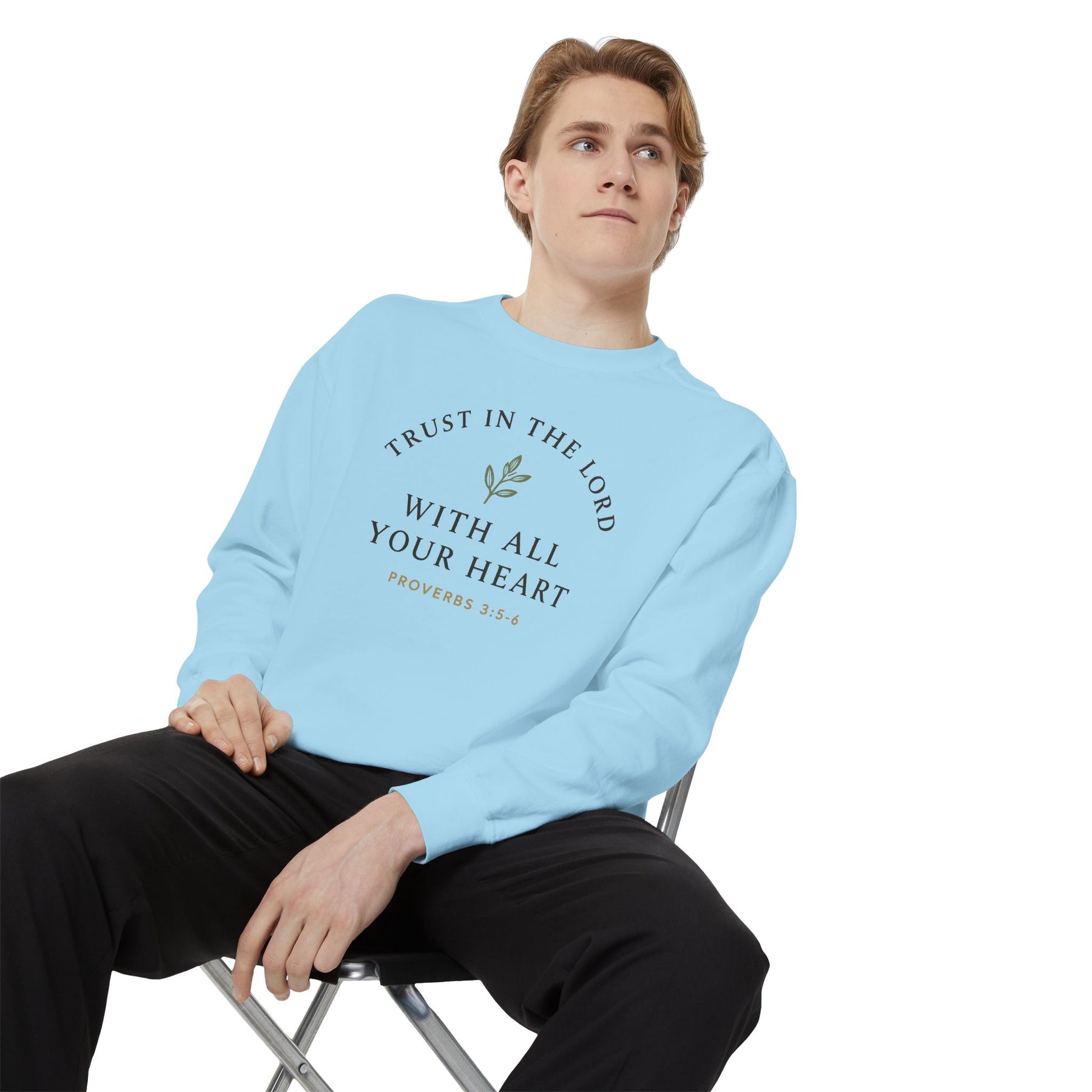 Trust in the Lord Sweatshirt Christian apparel, product view 8
