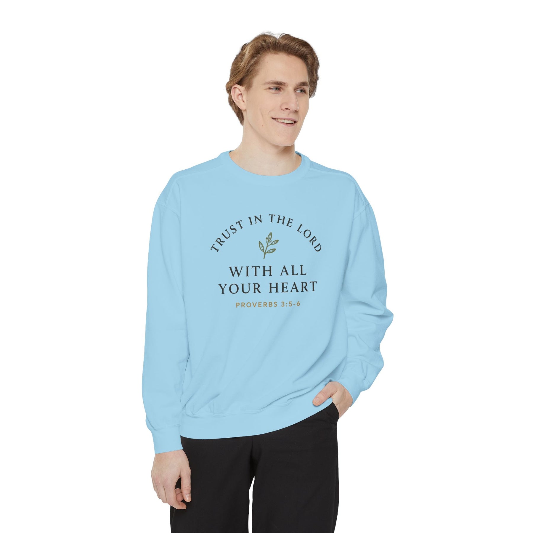 Trust in the Lord Sweatshirt Christian apparel, product view 7