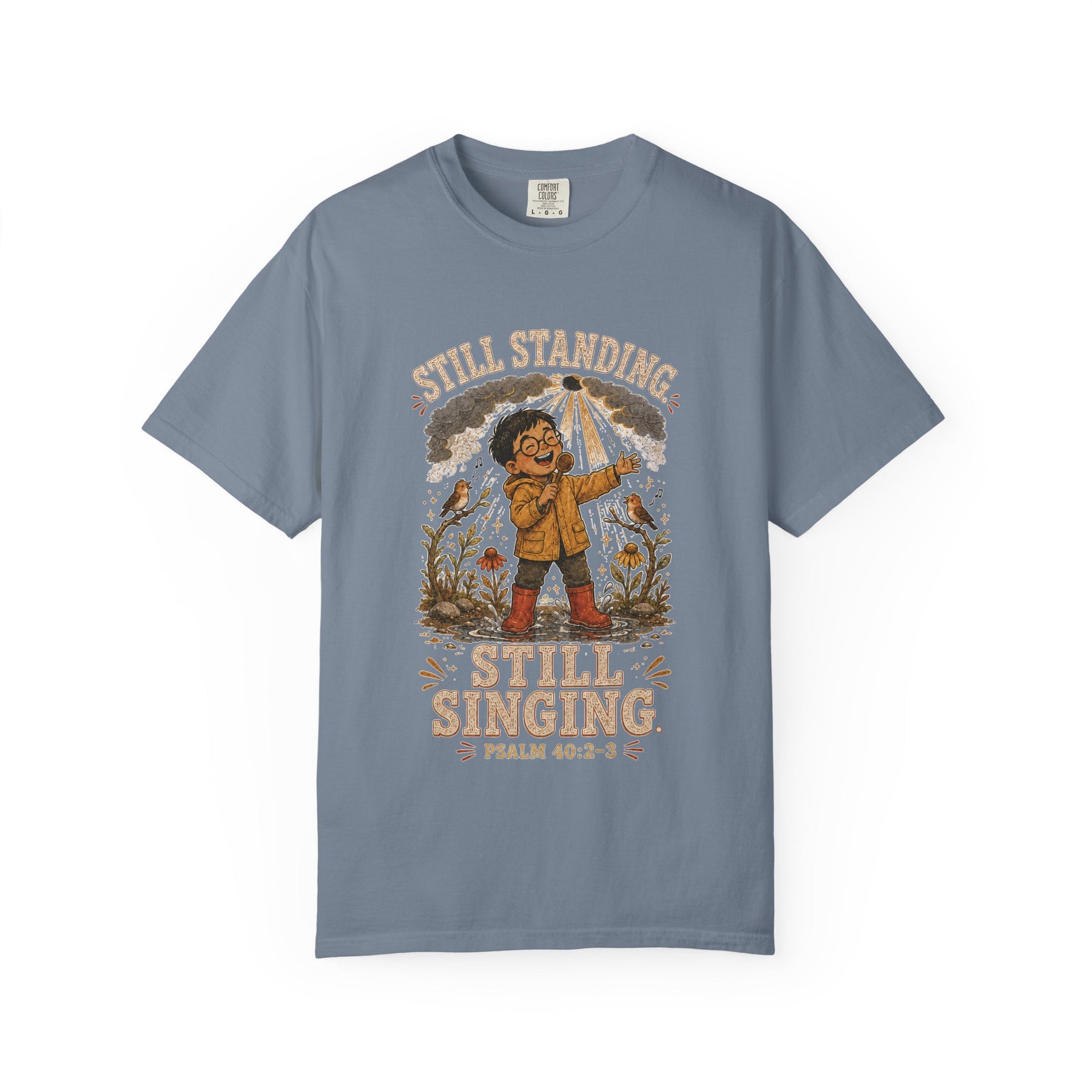 Still Standing, Still Singing Christian T-shirt, product view 5