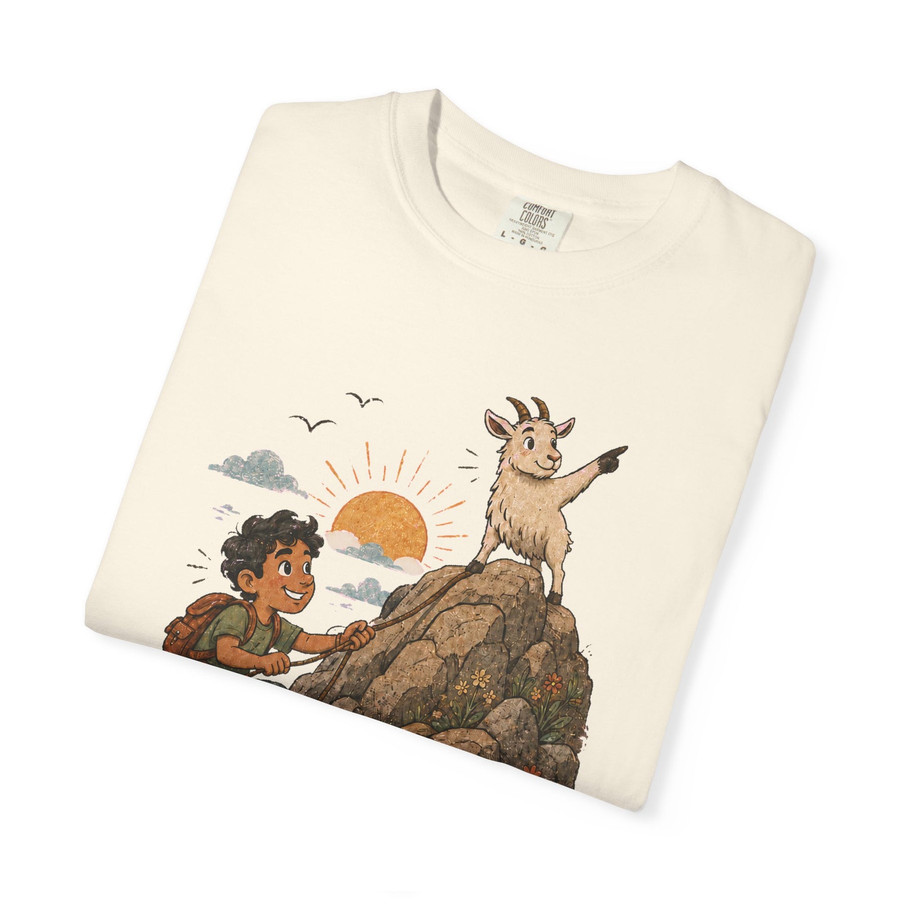 When Life Gets Rocky, Keep the Faith Christian T-shirt, product view 7